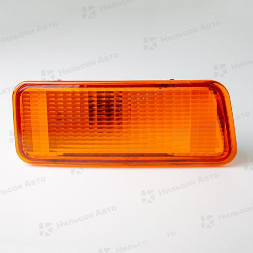 Поворот в бампер, HINO RANGER, правый, (оранжевый), ZEVS