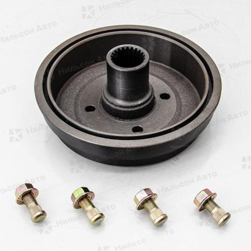 Барабан ручника TOYOTA DYNA B. 3B. 4B. 11B. 13B 14B, 15B. S05D. S05C. J05C, ZEVS (22 шлица, по центрам отверстий 68*68, фланец 46, d под колодки 178)