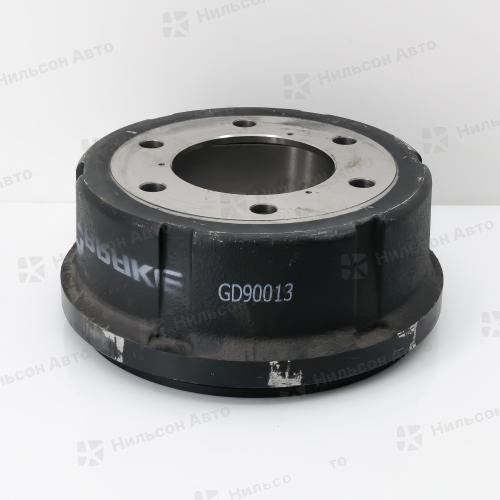 Барабан тормозной зад/перед ISUZU ELF, R16-17,5 на 6 шпилек, вид 2, G-BRAKE (посадочное 156, высота под колодку 115)