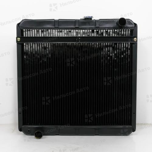 Радиатор двигателя HINO RANGER, медный с заливной, в528*ш618 (без бачков), GSPARTS