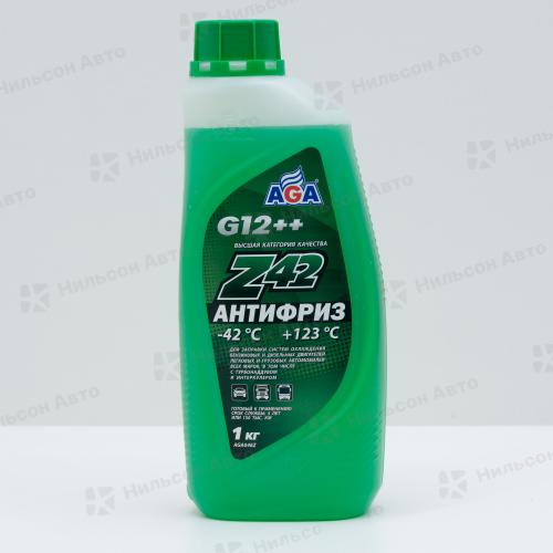Антифриз AGA, (зеленый), 1 кг. -42С